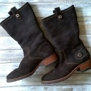Cole Haan Suede Riding Boots
